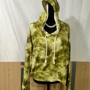 Double Zero Green Tie-Dye Hoodie